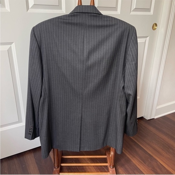 Brooks Brothers Wool Sport Coat Gray Pinstripe 44L - Picture 2 of 8